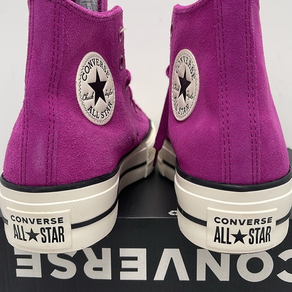 Converse WMNS CTAS LIFT HI
QUANTUM VIOLET/EGRET/BLACK A11143C Platforms Sneakers - Picture 13 of 16